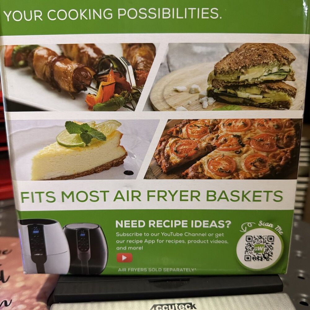 GoWISE USA Air Fryer Accessory Kit 6pc Non-Stick Set GWA0007